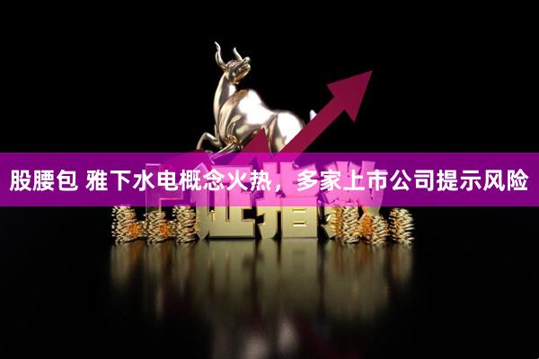 股腰包 雅下水电概念火热，多家上市公司提示风险